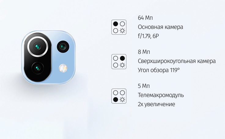 Xiaomi Mi 11 Lite 8/128 GB Розовый в минске