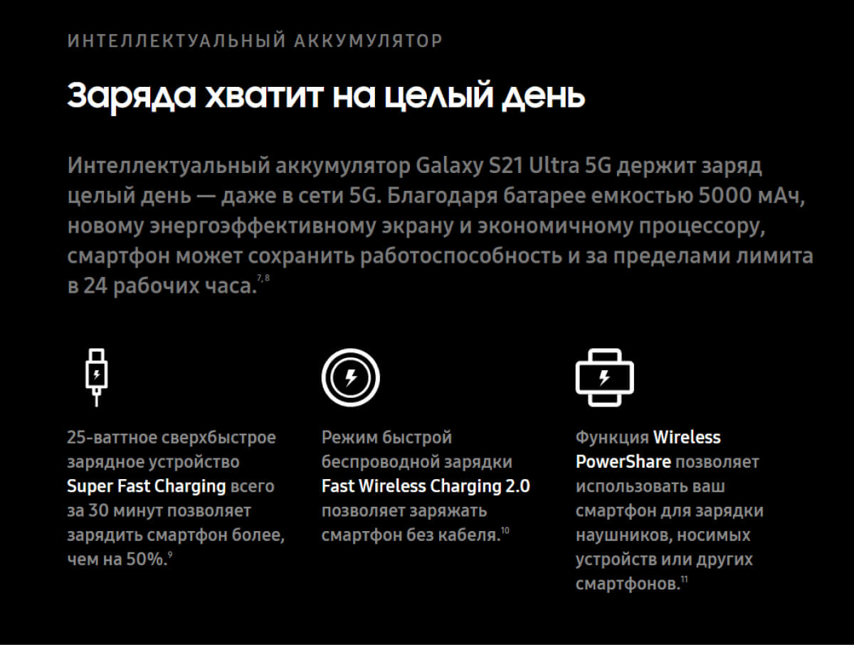 характеристики Samsung Galaxy S21 Ultra 5G 12/256 GB Серебряный фантом